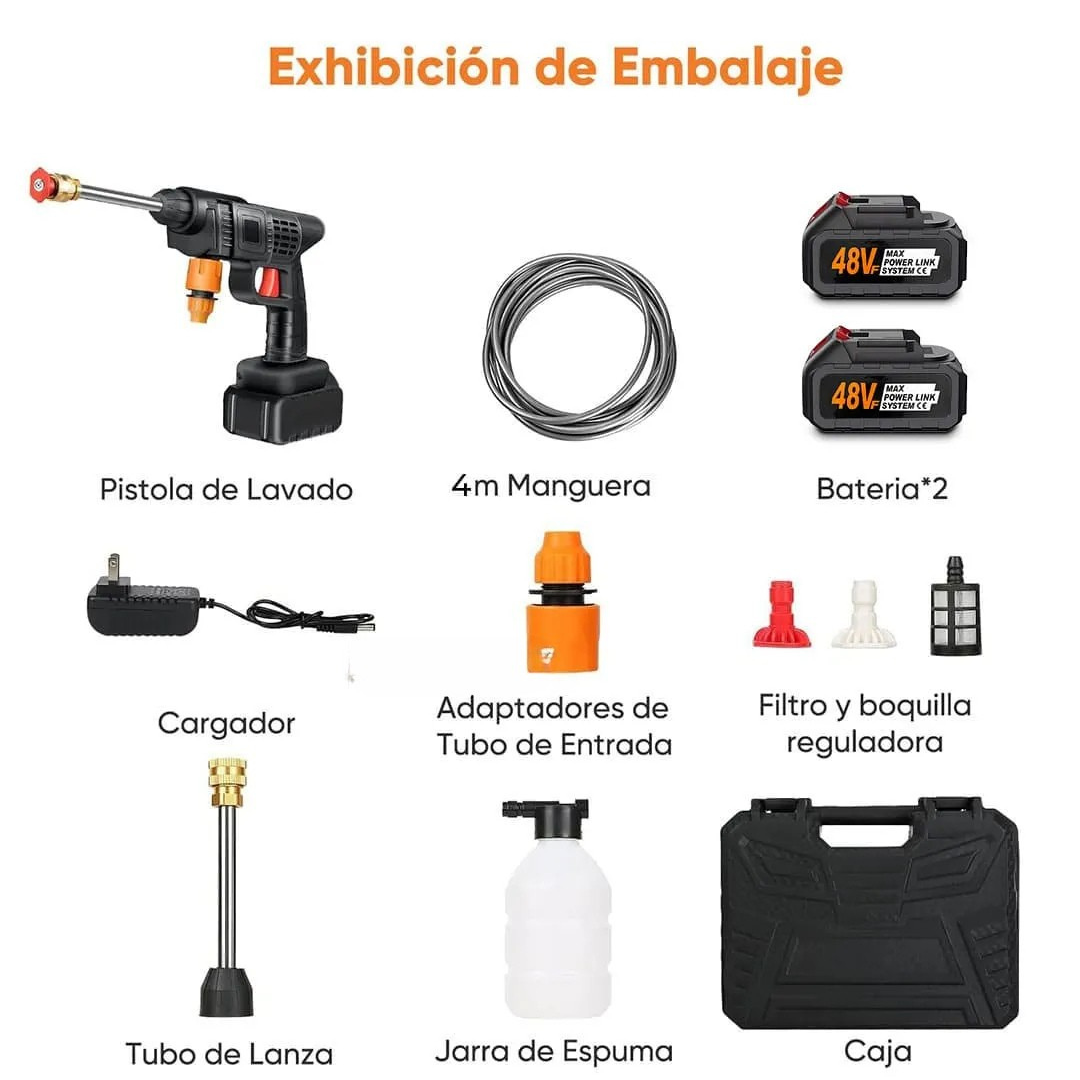 ÚLTIMO DÍA DE PROMOCIÓN - Hidrolavadora Inalámbrica + 2 Baterías de REGALO con ún 40% de DESCUENTO